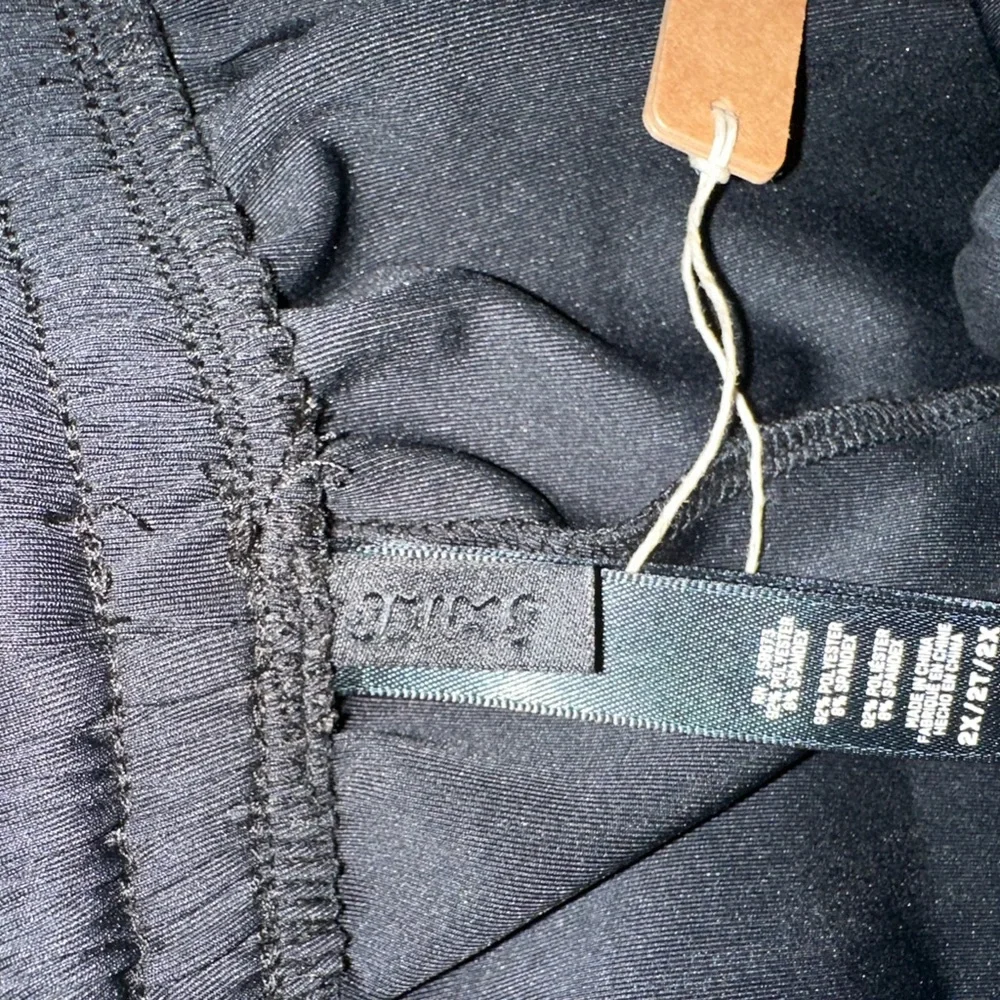 SKIMS NWT Straight Leg Striped Track Pant SIZE 2X Straight Leg Sporty Pleat - Picture 10 of 11